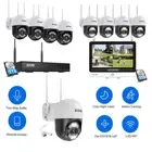 ZOSI CCTV Camera System Home Security Outdoor 2Way Audio 2K Wireless 12"5NVR 1TB
