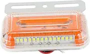 iplusmile Ground Edge Lamp Side Marker Lights Rear Light Bulb Portable Trailer Lights Yellow Fog Lights Motorcycle Brake Light Turn Signal for Truck Trailer Tail Lights Hazard Lights Plastic