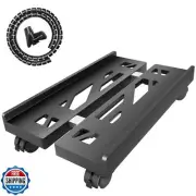 Mobile PC Stand, Adjustable Computer Tower Under Desk, Ventilated Desktop Tow