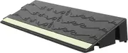 IWOWHERO Rubber Threshold Ramp Pad Nightlight Home Ramp for Robot Cleaners 30x4.5cm Black