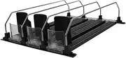 Hohopeti Refrigerator Can Dispenser Beverage Organizer for Fridge Bottle Can Organizer Slide Out Drink Shelves