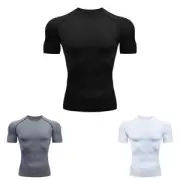 Casual Sports Top Quick Dry Stretch Bodysuit New Quick Dry Gym T-Shirt Men