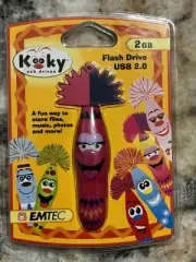 Kids Emtec Kooky 2GB USB Flash Drive USB 2.0 Wave 1 RANDOM Pull Read/See NEW NIP