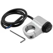 12V Motorcycle ATV Handlebar Headlight Switch,7/8" 22-23mm On-Off-On Control CNC