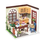 Robotime Rolife Charlie's Dining Room DIY Miniature Dollhouse 3D House