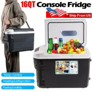 16QT 12|24V Console Fridge Freezer Portable Travel Camping Home Car Truck Cooler