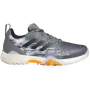 Adidas Codechaos Golf Shoes Grey Four/Black/Orange Rush | M | 9