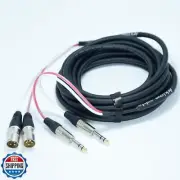Arklove 30ft TRS Snake Cables Audio Balanced Patch 1/4" to XLR Male Cable 2 C