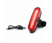 Ultra Bright LED Bike Tail Light, USB Rechargeable Bicycle Rear Light, IPX6 Waterproof and Easy Install Helmet