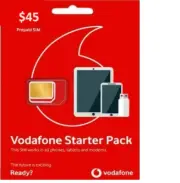 Vodafone $45 Prepaid SIM kit