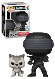 Funko POP! Retro Toys G.I. Joe #78 Snake Eyes With Timber - Limited Funko Shop Exclusive - New, Mint Condition