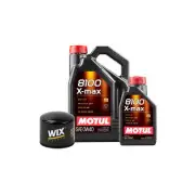 6L Motul 8100 XMAX 0W40 WIX Filter Motor Oil Change Kit API SN For Volvo 850 S70 (for: Volvo)