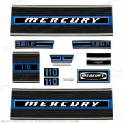 Fits Mercury 1975 9.8HP Outboard Engine Decals