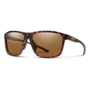 Smith Pinpoint Square Sunglasses MATTE Tortoise Havana/ChromaPop Polarized Brown
