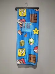 Nintendo World Super Mario 50in× 70in Soft Plush Throw