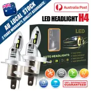 CANBUS For FORD RANGER【2006 - 2014】Kit H/L Beam H4 Headlight Globes White 8000LM (for: Ford)