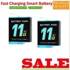 2 Battery 2600mAh For Gopro Go Pro Hero 12 11 10 9 Black Action Camera Accessory