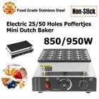 Nonstick Electric Dutch Pancake Baker Maker 25/50 Holes 850W/950W Poffertjes New
