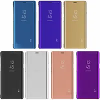 在飛比找蝦皮購物優惠-三星鏡面智能皮套帶支架 note10plus note10 