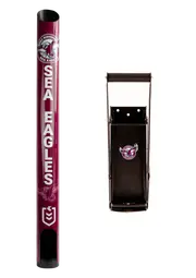 Manly Sea Eagles NRL Dispenser + Can Crusher Combo