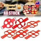 Nonstick Pancake Cooking Tool Egg Mold Maker Cheese Egg Cooker Pan Flip Ring FV
