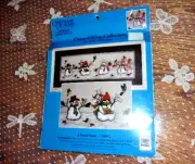 Candamar Designs- A Fancy Feast- Cross Stitch Kit- Snowmen