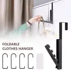 Laundry Hanger Dryer Rack Black Wall Mount Indoor Clothes Airer Hook