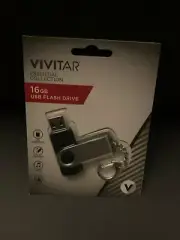 New Vivitar Essential Collection 16GB USB Flash Drive