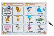 Wipe-Clean Learning First Words Reusable Writing Book