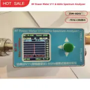 RF Power Meter 25M-6GHz V11 2-in-1 N-type & 6GHz Spectrum Analyzer+Type-C Cable