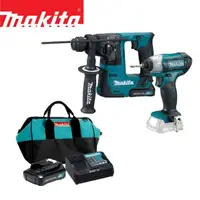 在飛比找momo購物網優惠-【MAKITA 牧田】充電有刷雙機組TD110+HR140(