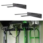 2X Metal Garden Garage Tool Hanging Rack Storage Hooks for Broom Mop Shovel Tool