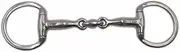 AMKA Olive Head Snaffle Bit Double Broken Anatomically Solid Stainless Steel Thickness 16 mm Rings