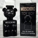 MOSCHINO TOY BOY 黑色泰迪熊淡香精 5ML 黑熊 香精 公司貨