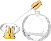 BESPORTBLE Travel Toiletry Bottle Empty Perfume Bottle Refillable Glass Subpackaging Stylish Holiday