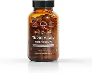 Forest Super Foods Turkey Tail Mushroom Capsules Organic Trametes Versicolor 2000mg Full Spectrum Dosage Australian Grown Gut Health & Immune Support 120 Vegan Capsules