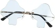 [VALICLUD] Modern Frameless Sunglasses Fun Fairy Glasses for Adults Stylish Festival Accessory