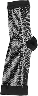 Healeved 2 Pairs Sports Socks for Running Open Toe Socks Compression Socks for Sports Open Toe Stockings Nylon Compression Stockings Black
