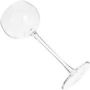 HOLIDYOYO 1Pc Elegant Glass Goblet Cocktail Glassware for Bar Party Unique Design Wine Cup with Rounded Mouth Lightweight and Chic Drinking Mug for Spirits and Beverages