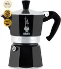Moka Express Black Stovetop Espresso Maker 3 Cup 4.3oz Italian Coffee Pot