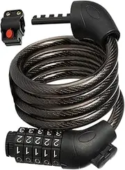 Scooter Lock - Heavy Duty Anti Theft Bicycles Lock Cable - Cycling Supplies for School Commuting Skateboard Stroller Adult City Outdoor Road Youth