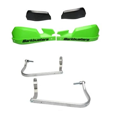 BarkBusters VPS Green Handguard & Two Point Mount BMW R1200GS 2013 - 2018