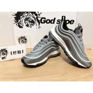 耐吉 耐克庫存清潔耐克air Max 97 UL 17銀彈針織情侶氣墊慢跑 918356-003男女款