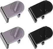 4 Pack Sliding Window Locks Security Instant Slide Window Lock Track Rail Stoppers Door Lock for Home Child Safety Travel