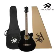 Professional Musical Linden Wood JNR 100C EQT 39" String Acoustic Home Guitar