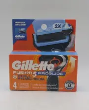 Gillette Fusion5 Proglide Chill Fraicheur 4 Cartridges NEW SEALED