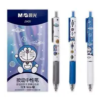 在飛比找momo購物網優惠-【M&G 晨光文具】多拉A夢 0.5mm 中性筆 原子筆 黑