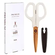 Plus Scissors Dirt and Rust Resistant Fit Cut Curve Premium Titanium Non-st 956