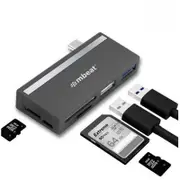 mbeat MB-UCH-27GRY Essential 5-IN-1 USB- C Hub USB hub 2.0, 3.0, SD/TF Card Reader