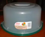 Vintage Rare Aero 2 Pc Collectible Food Cake Party Server Carrying Storage